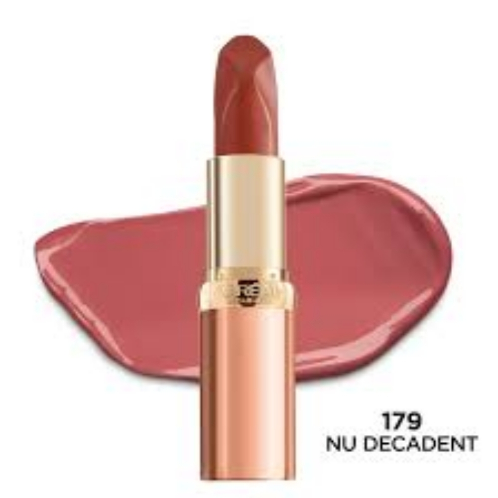 2 x L'Oreal Paris Colour Riche Les Nus Intense Lipstick, 179 Nu Decadent